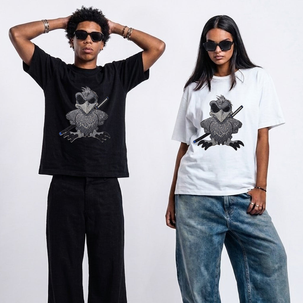SWAROVSKI TEE ‘CROW’